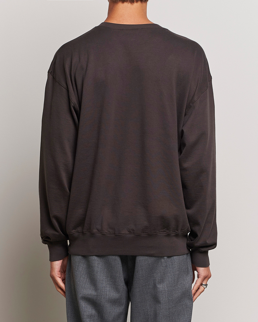 Herre | Gensere | Auralee | High Gauge Sweatshirt Dark Brown