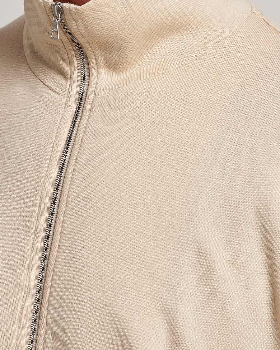 Herre | Gensere | Auralee | High Gauge Zip Blouson Light Beige