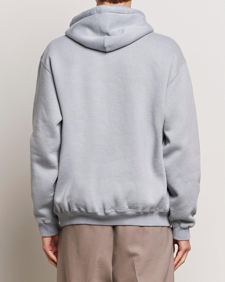 Herre | Gensere | Auralee | Smooth Soft Sweat Hoodie Blue Gray