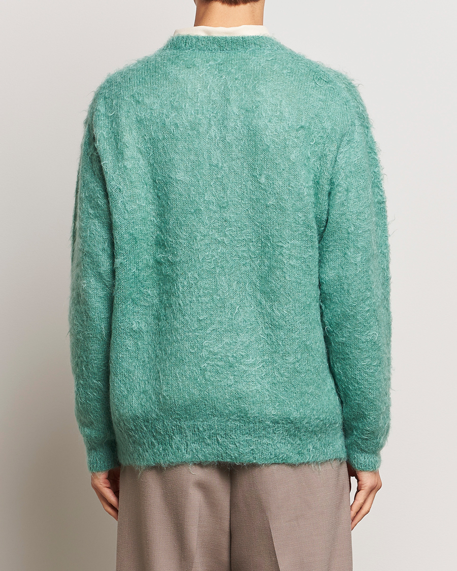 Herre | Gensere | Auralee | Brushed Mohair Pullover Jade Green