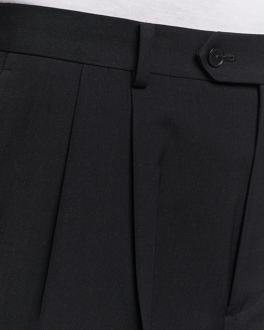 Herre | Bukser | Auralee | Wool Gabardine Slacks Black