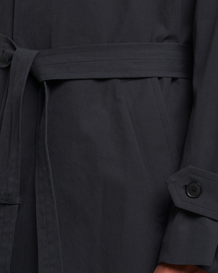Herre | Jakker | Auralee | Finx Gabardine Trench Coat Black