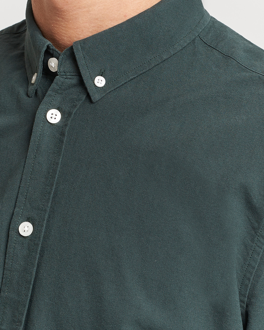 Herre | Skjorter | Samsøe Samsøe | Liam Button Down Shirt Darkest Spruce