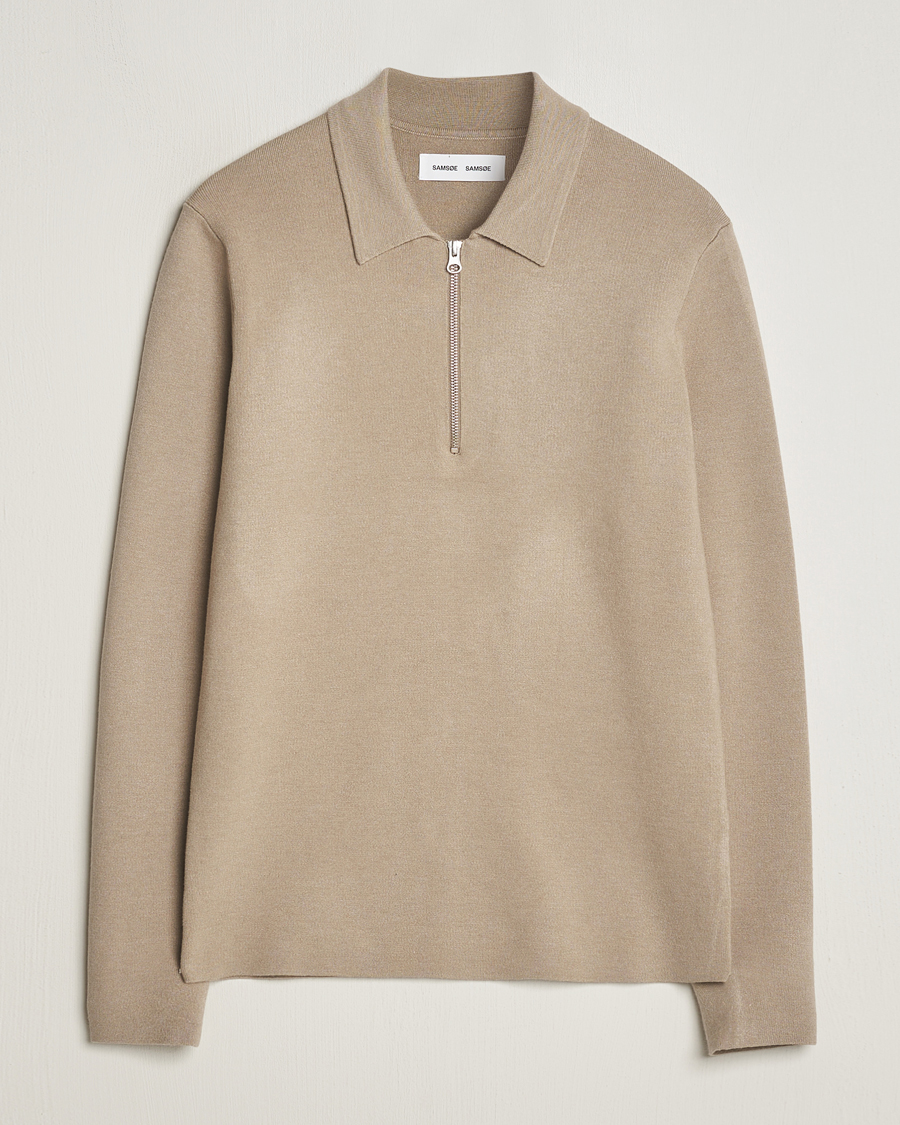 Herre | Gensere | Samsøe Samsøe | Guna Half Zip Pure Cashmere