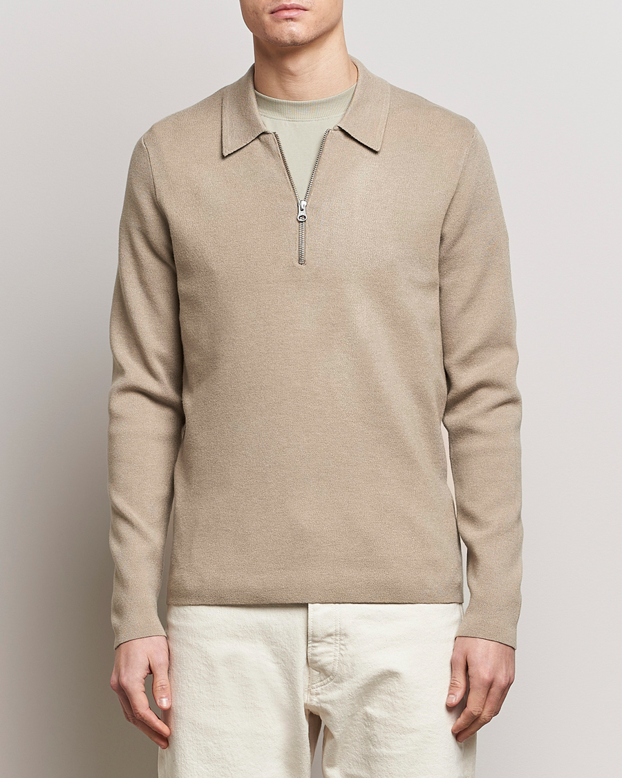 Herre |  | Samsøe Samsøe | Guna Half Zip Pure Cashmere