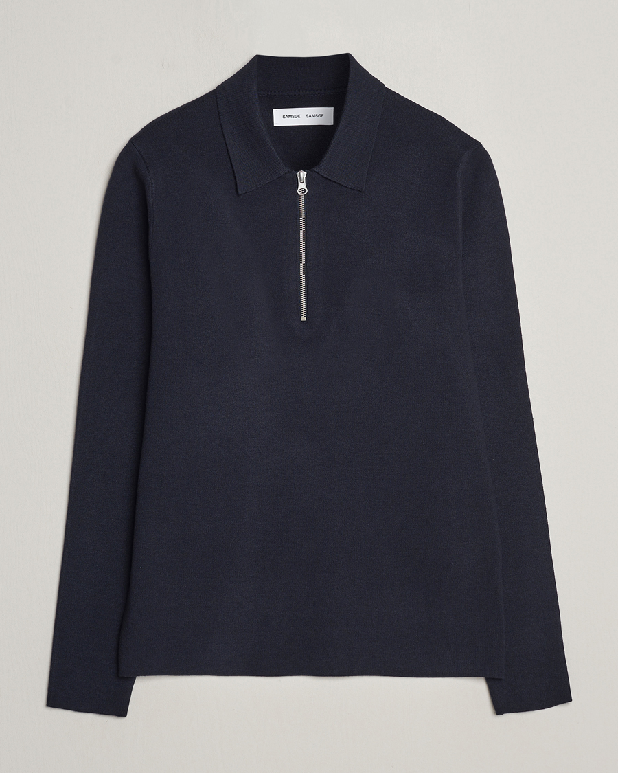 Herre | Gensere | Samsøe Samsøe | Guna Half Zip Sky Captain