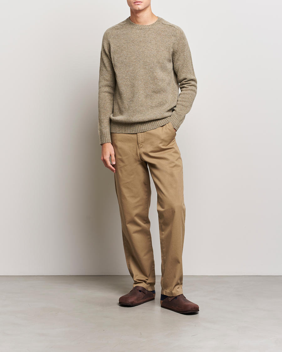 Herre | Bukser | Samsøe Samsøe | Johnny Cotton Trousers Covert Green
