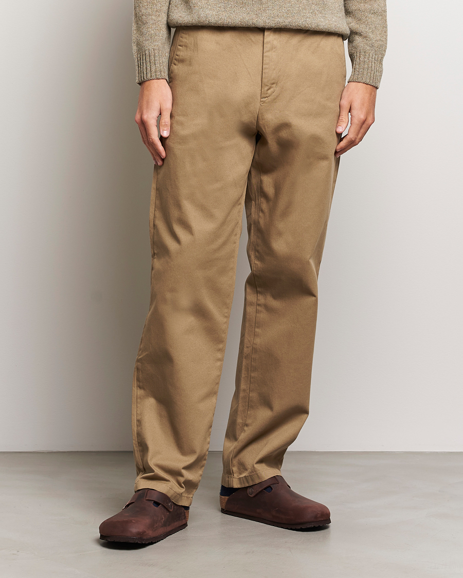 Herre | Samsøe & Samsøe | Samsøe & Samsøe | Johnny Cotton Trousers Covert Green