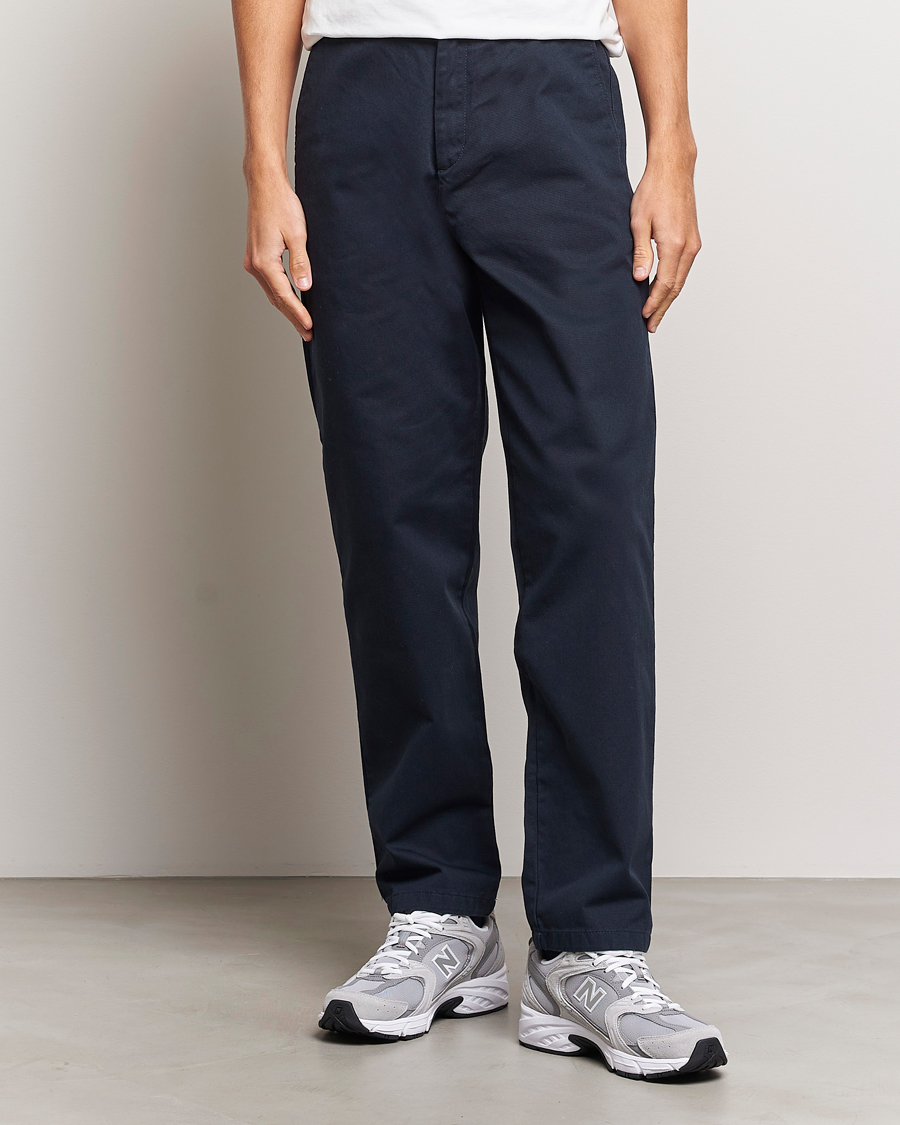 Herre | Salg | Samsøe Samsøe | Johnny Cotton Trousers Salute Navy