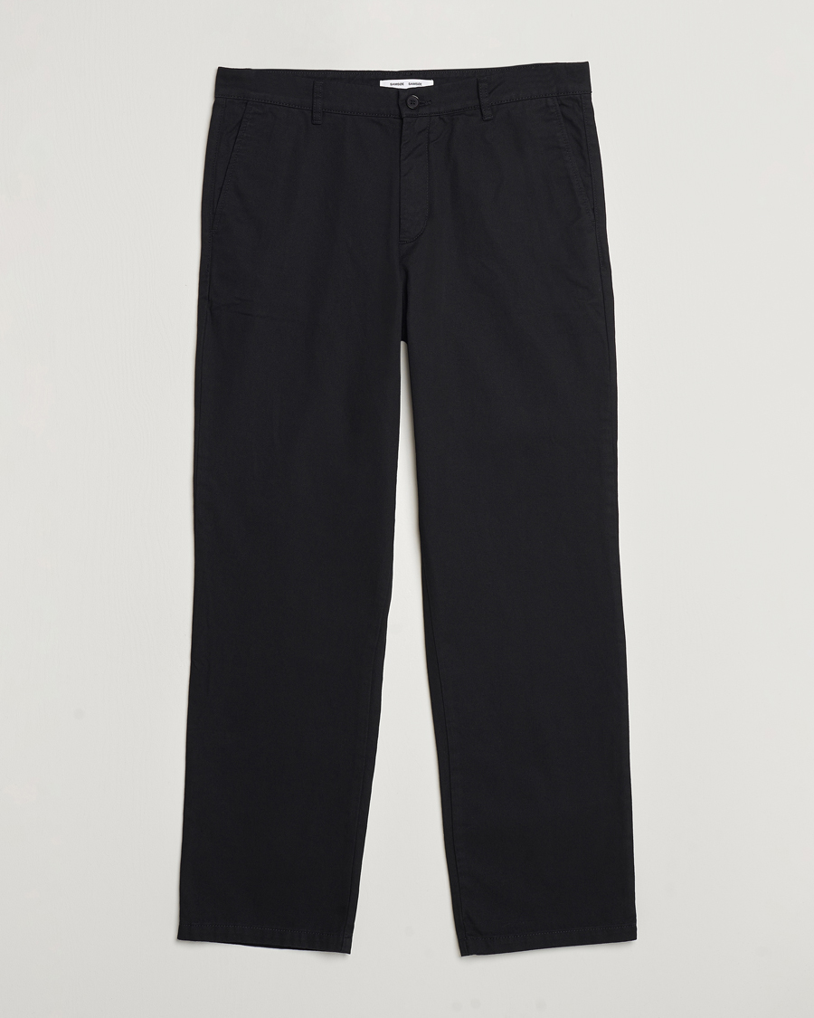 Herre | Bukser | Samsøe Samsøe | Johnny Cotton Trousers Black