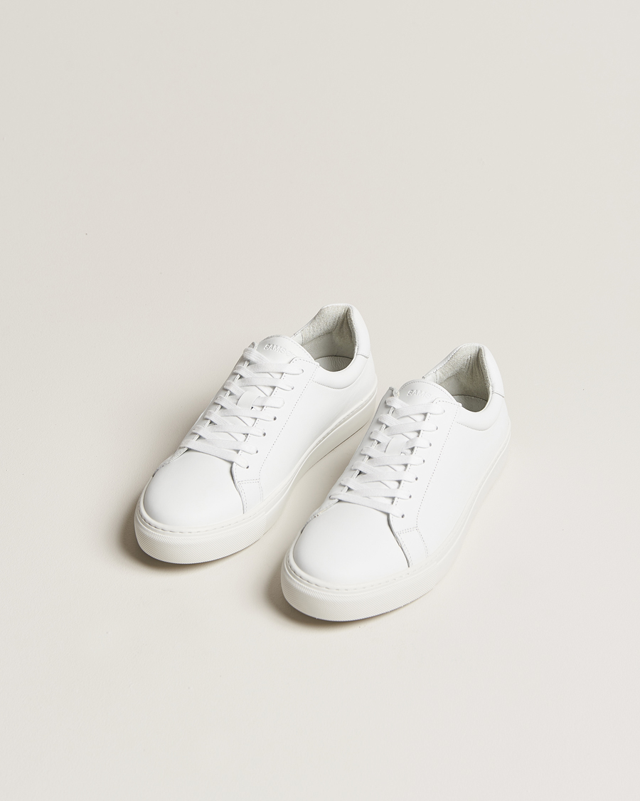 Herre | Samsøe Samsøe | Samsøe Samsøe | Saharry Leather Sneakers White