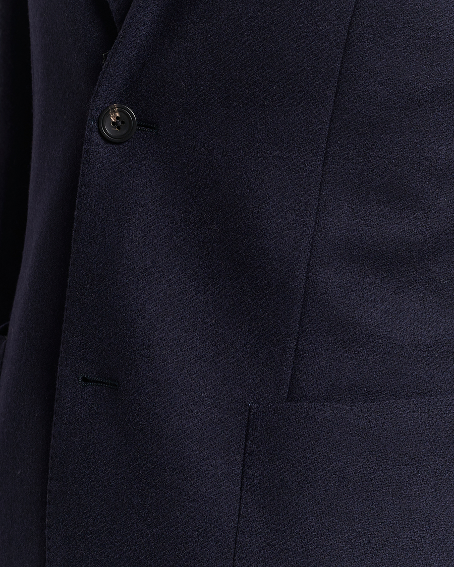 Herre | Dressjakker | Incotex | Montedoro Unconstructed Wool/Cashmere Blazer Navy