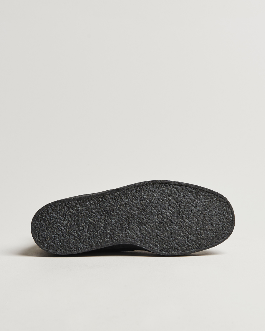 Herre | Sanders Sherling Lined Suede Curling Boot Black | Sanders | Sherling Lined Suede Curling Boot Black