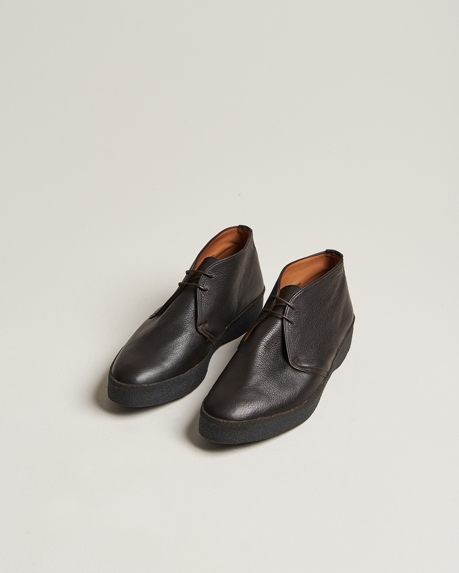 Herre | Sko | Sanders | Joel Grained Chukka Boot Savage Brown