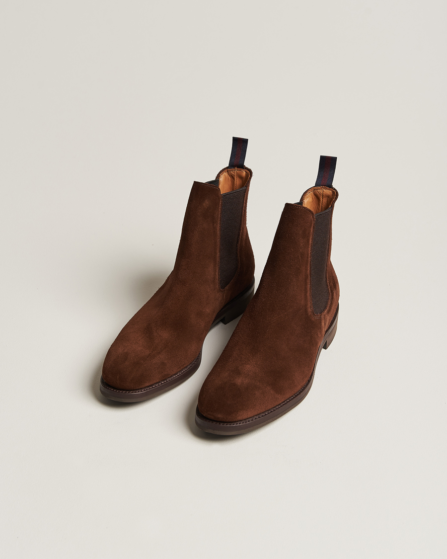 Herre | Sanders Liam Chelsea Boot Polo Snuff Suede | Sanders | Liam Chelsea Boot Polo Snuff Suede