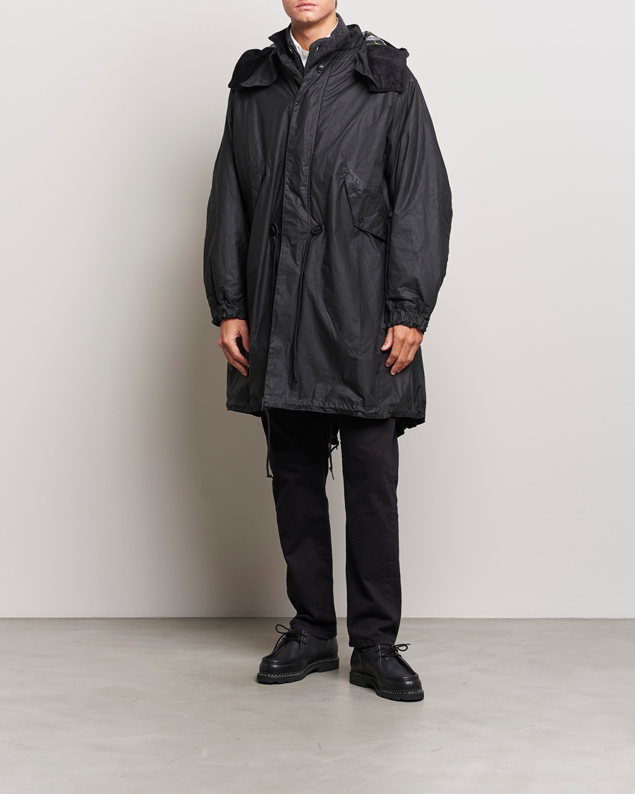 Herre | Jakker | Barbour Heritage | Torrent Waxed Parka Black