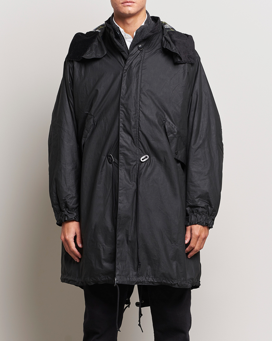 Herre |  | Barbour Heritage | Torrent Waxed Parka Black