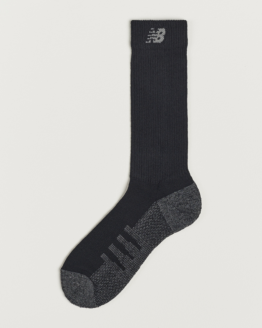 Herre | Sokker | New Balance Running | 2-Pack Coolmax Crew Socks Black