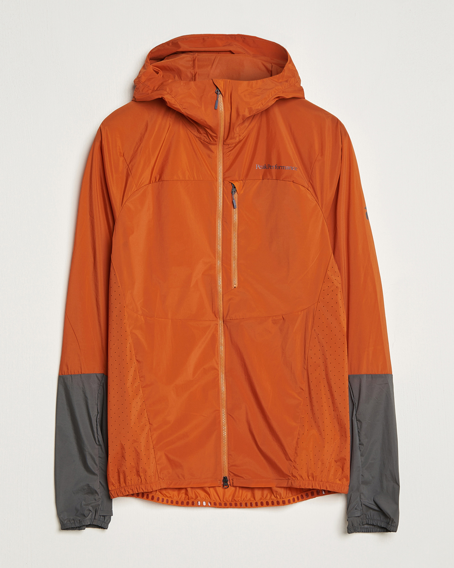 Herre | Jakker | Peak Performance | Vislight Wind Jacket Gold Flame/Motion Grey