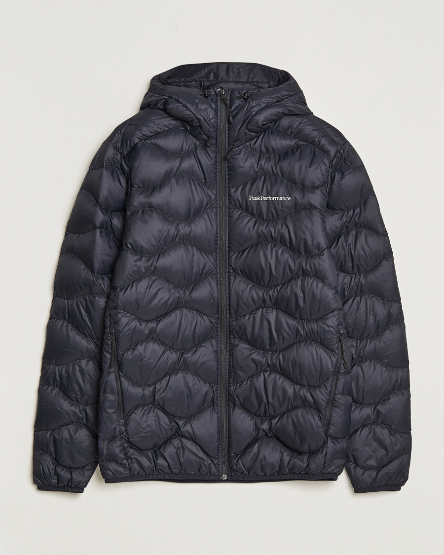 Herre | Jakker | Peak Performance | Helium Down Hooded Jacket Black
