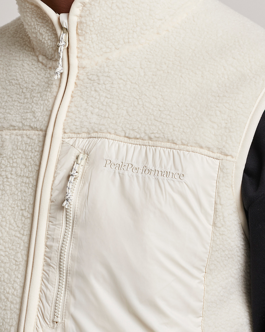 Herre | Peak Performance Pile Vest Vintage White | Peak Performance | Pile Vest Vintage White