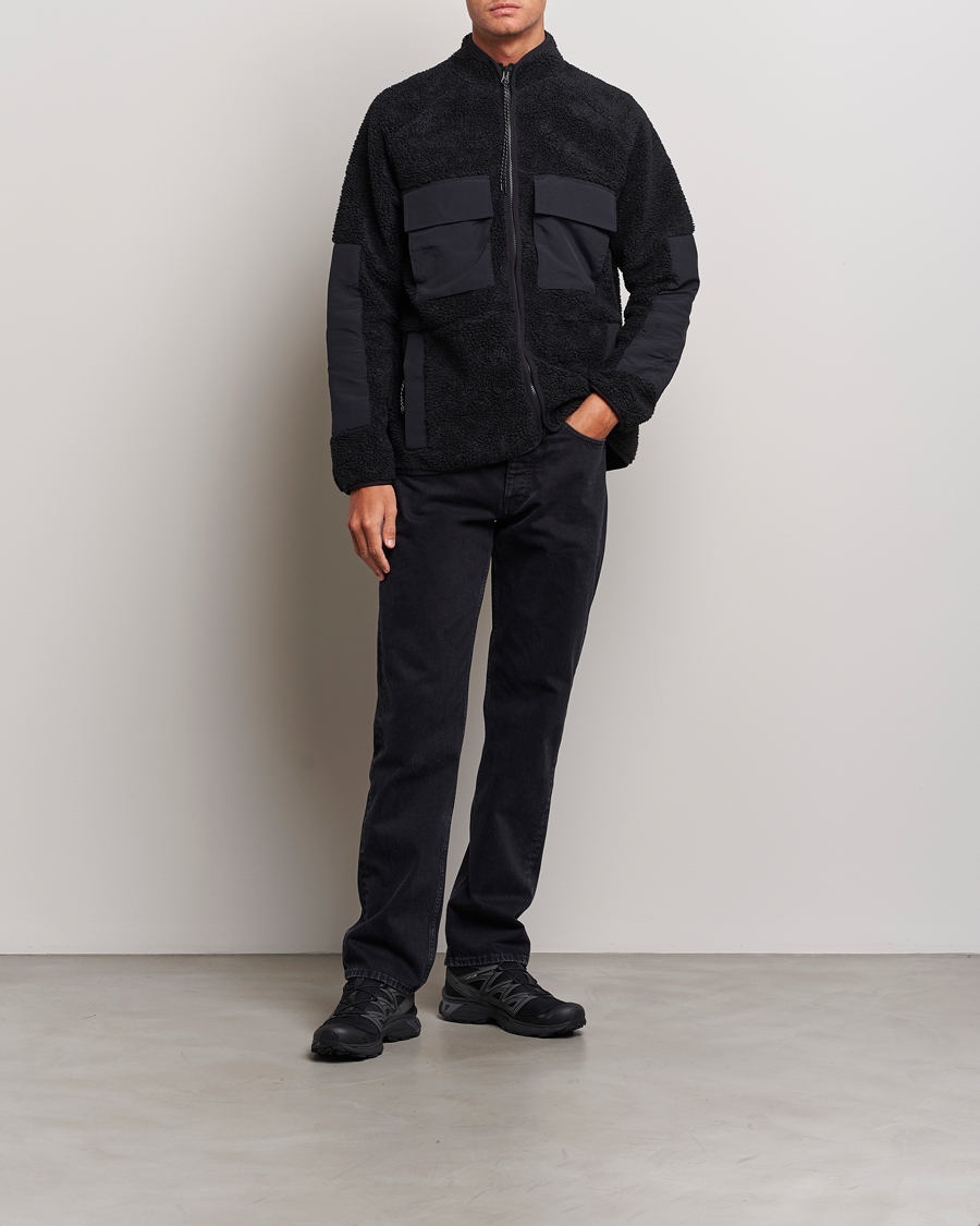 Herre | Gensere | Peak Performance | Heavy Pile Full Zip Black