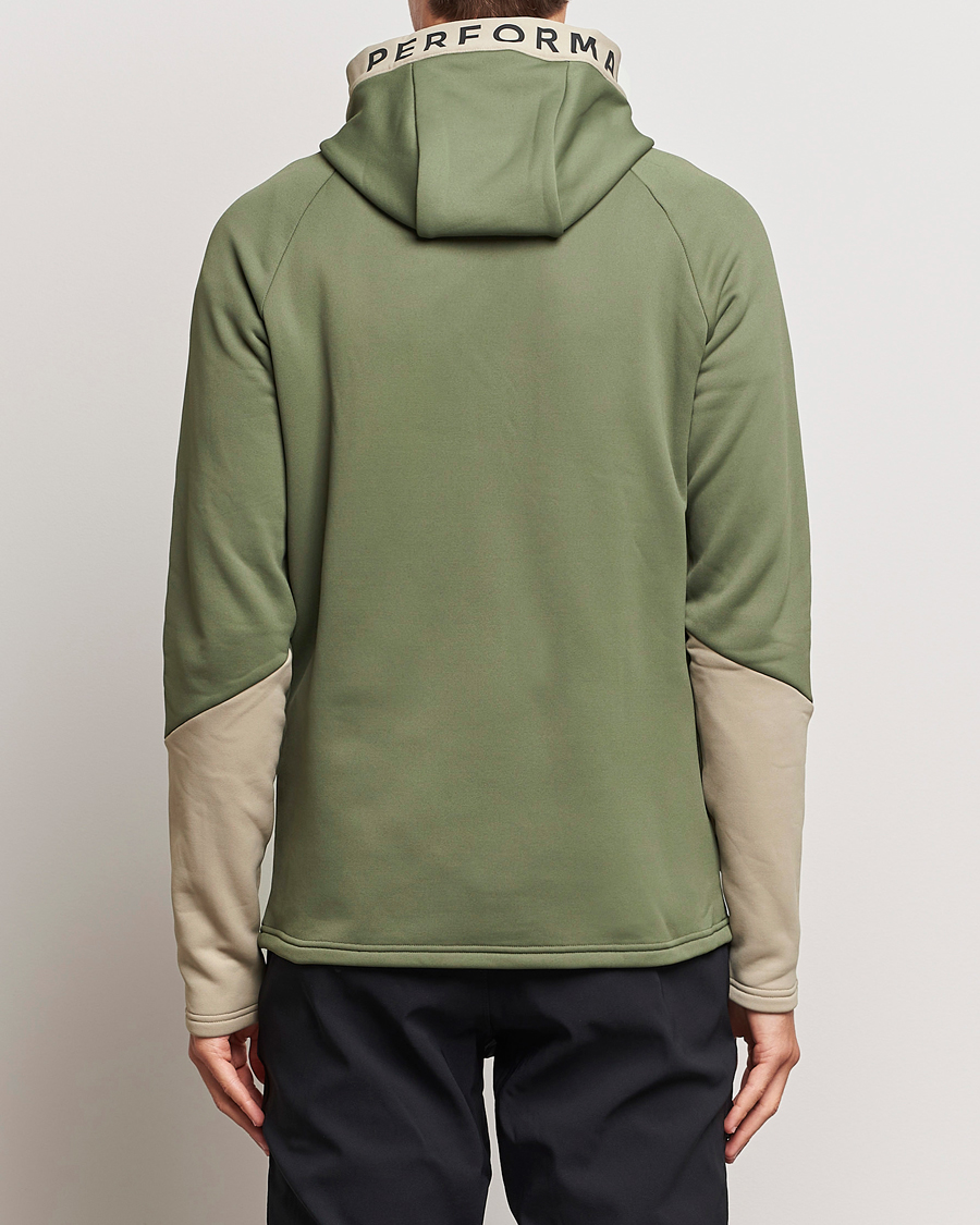 Herre | Gensere | Peak Performance | Rider Hooded Full Zip Pine Needle/Avid Beige
