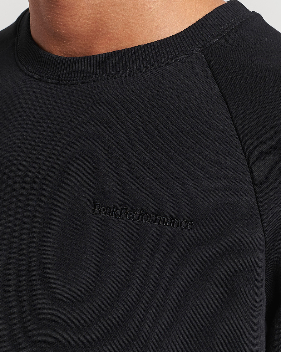 Herre | Gensere | Peak Performance | Original Logo Crew Neck Sweatshirt Black