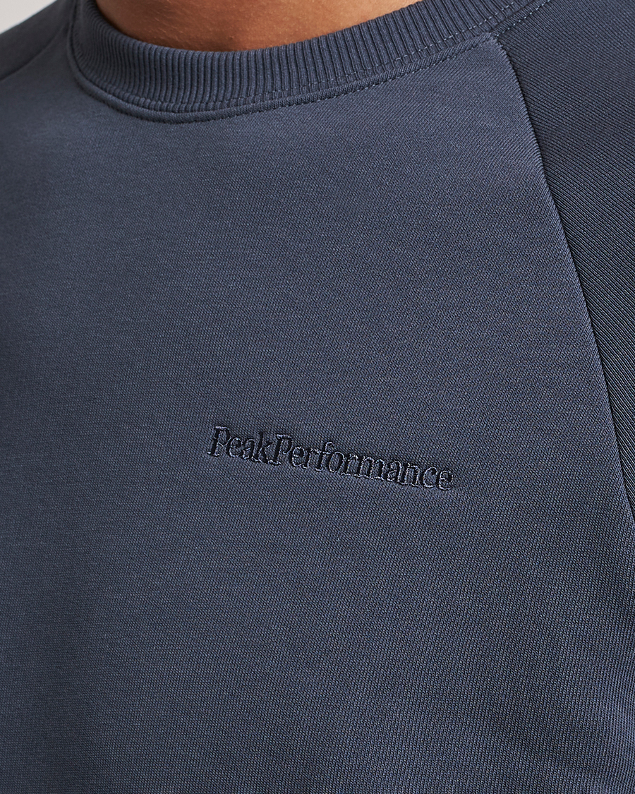 Herre | Gensere | Peak Performance | Original Logo Crew Neck Sweatshirt Omber Blue
