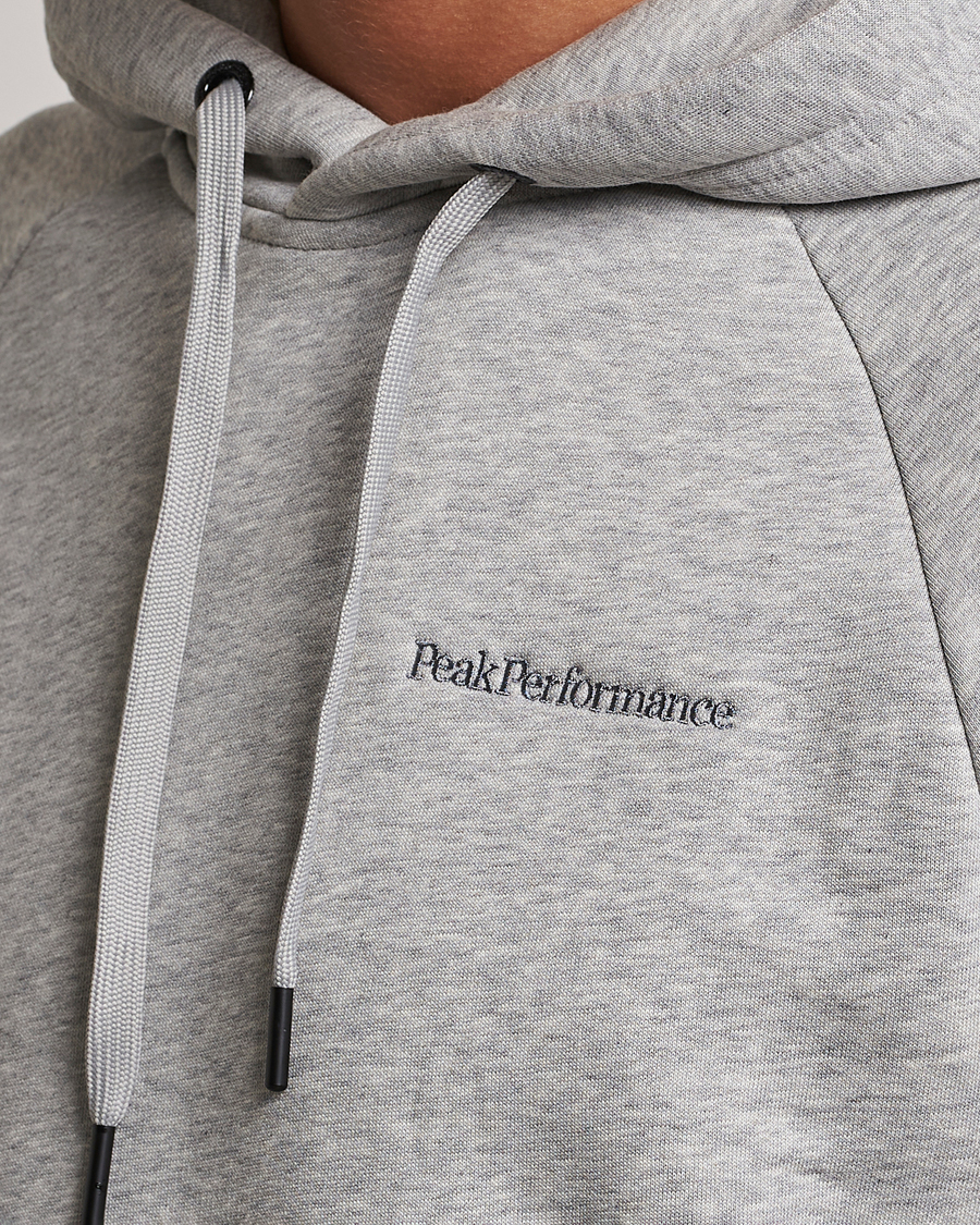 Herre | Gensere | Peak Performance | Original Logo Hoodie Grey Melange