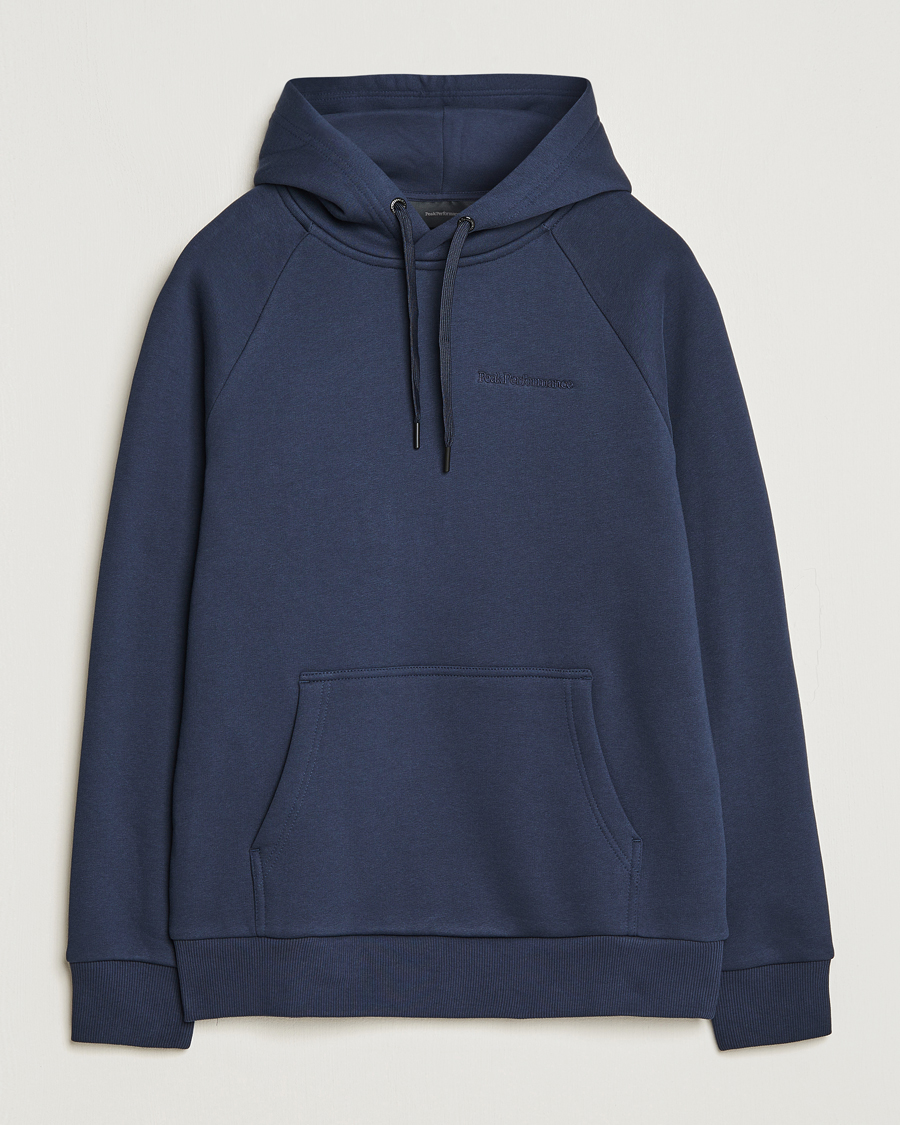 Herre | Gensere | Peak Performance | Original Logo Hoodie Blue Shadow