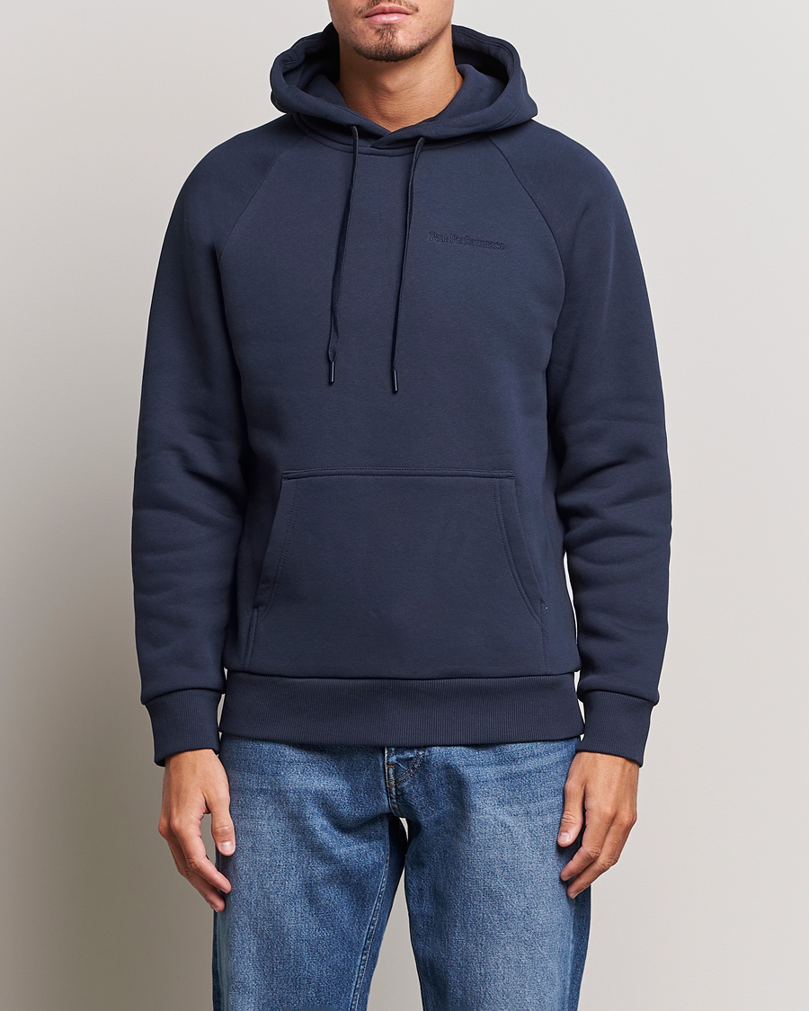 Herre | Klær | Peak Performance | Original Logo Hoodie Blue Shadow