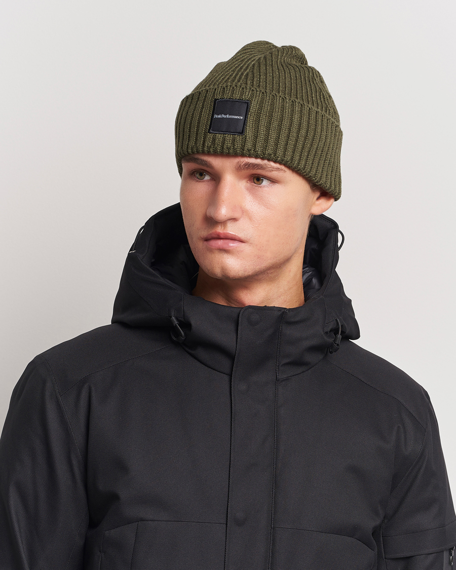 Herre |  | Peak Performance | Cornice Ribbed Hat Pine Needle