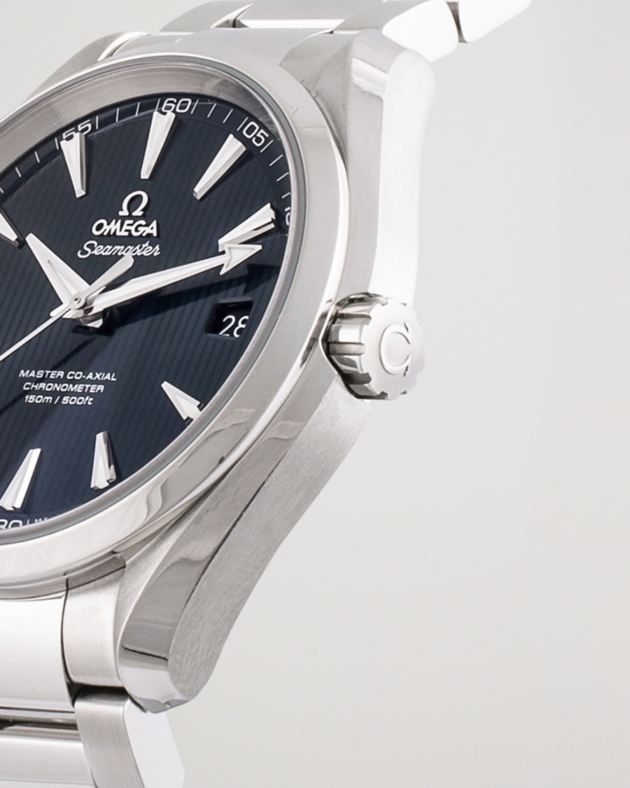 Herre | Omega Pre-Owned Seamaster Aqua Terra 231.10.42.21.03.003 Steel Blue | Omega Pre-Owned | Seamaster Aqua Terra 231.10.42.21.03.003 Steel Blue