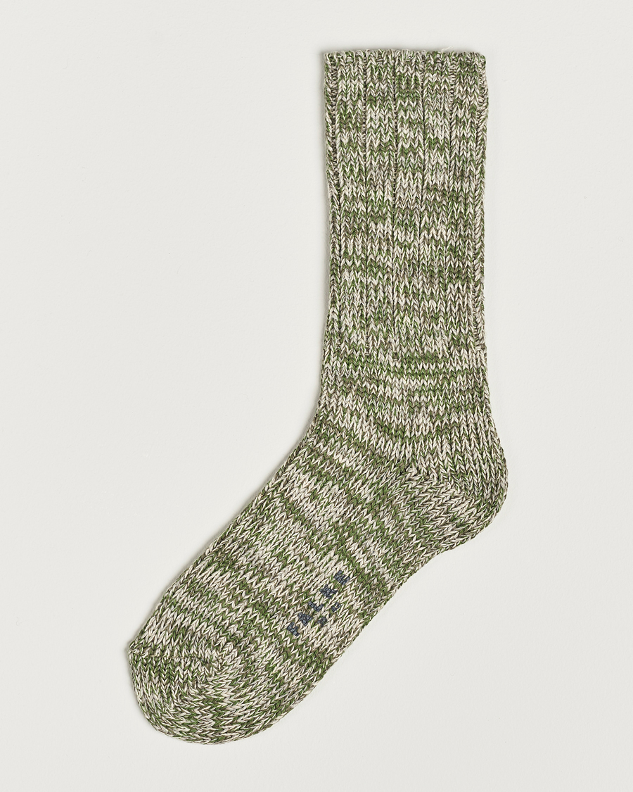 Herre | Undertøy | Falke | Brooklyn Cotton Sock Thyme Green