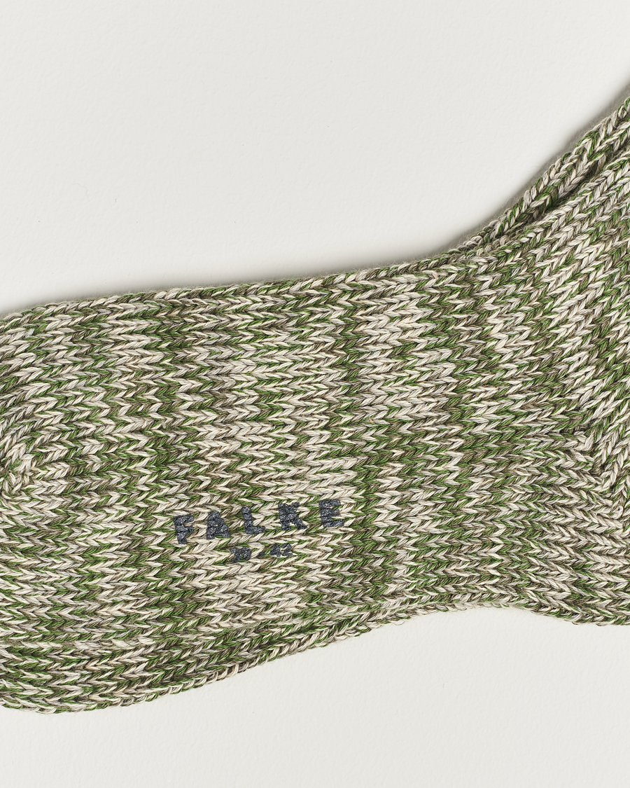 Herre |  | Falke | Brooklyn Cotton Sock Thyme Green