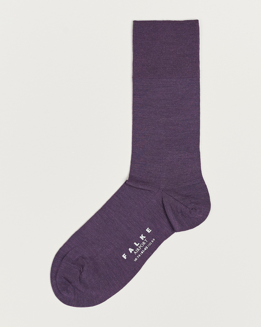 Herre | | Falke | Airport Socks Amethyst