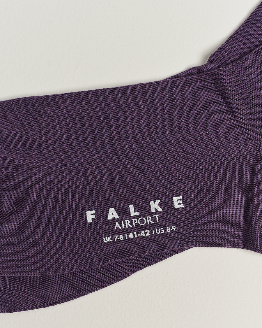 Herre | | Falke | Airport Socks Amethyst