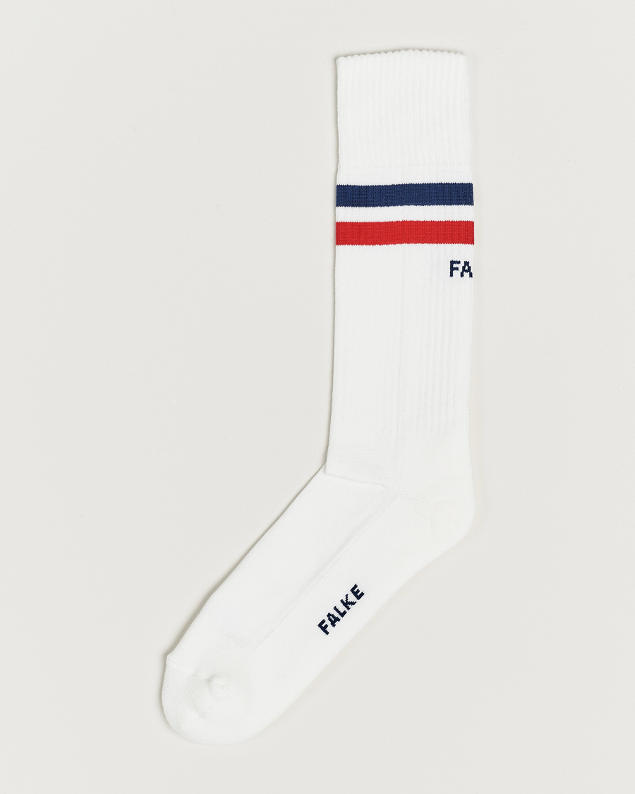Herre | Undertøy | Falke | Dynamic Tennis Sock White/Blue/Red