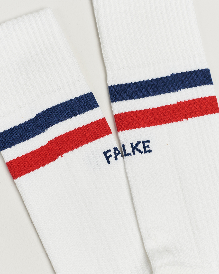Herre | Undertøy | Falke | Dynamic Tennis Sock White/Blue/Red