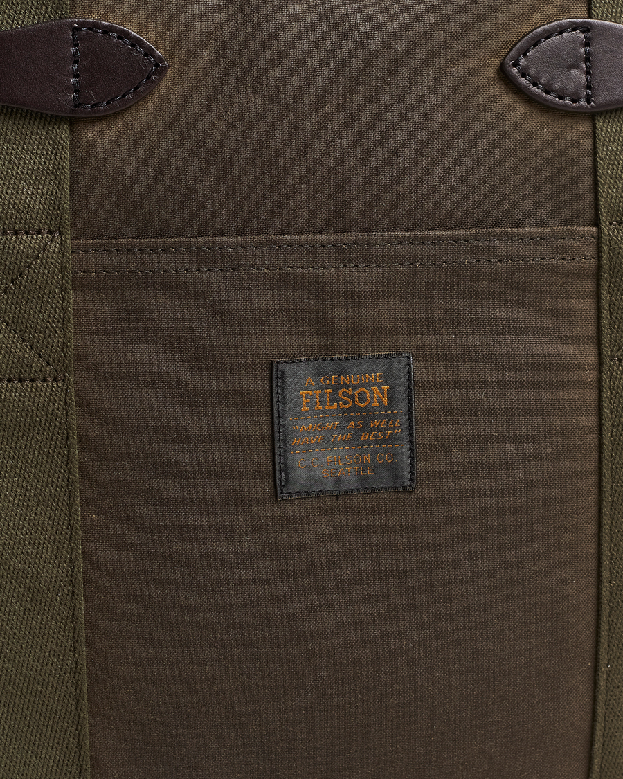 Herre | Vesker | Filson | Tin Cloth Tote Bag Otter Green