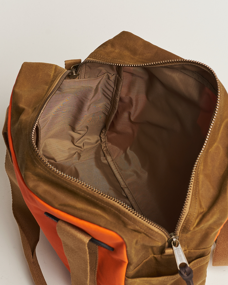 Herre | Filson Tin Cloth Tote Bag Dark Tan/Flame | Filson | Tin Cloth Tote Bag Dark Tan/Flame