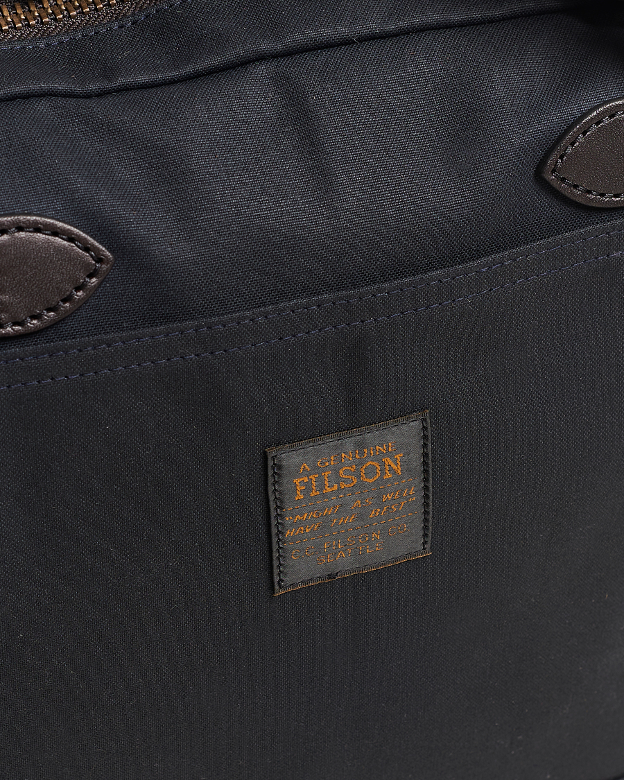 Herre | Vesker | Filson | Tin Cloth Compact Briefcase Navy