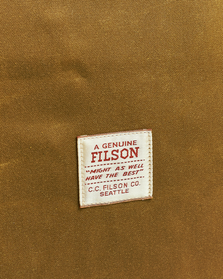 Herre | Vesker | Filson | Tin Cloth Medium Duffle Dark Tan