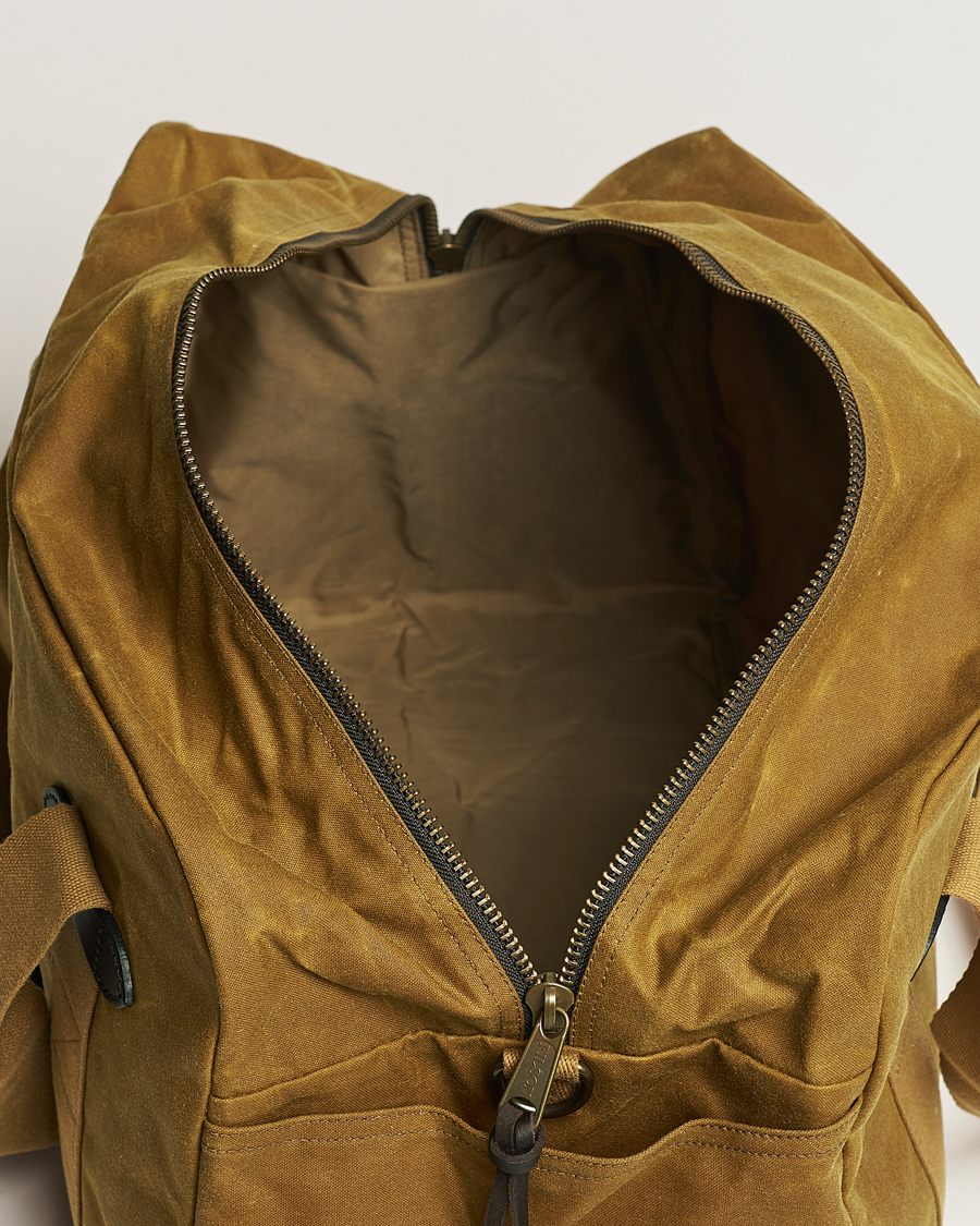 Herre | Vesker | Filson | Tin Cloth Medium Duffle Dark Tan