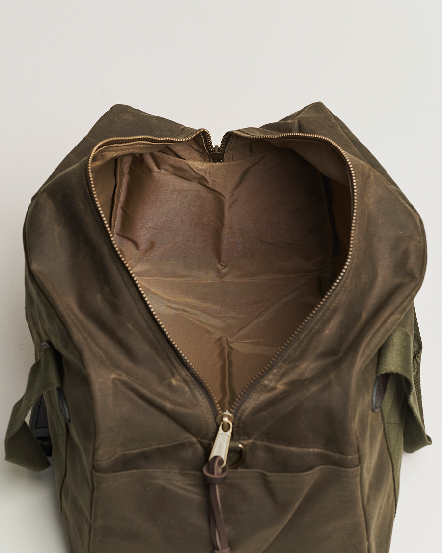 Herre | Vesker | Filson | Tin Cloth Medium Duffle Otter Green