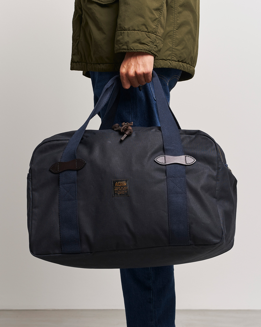 Herre | Assesoarer | Filson | Tin Cloth Medium Duffle Bag Navy