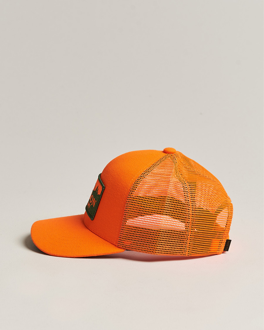 Herre | Filson Logger Mesh Cap Blaze Orange | Filson | Logger Mesh Cap Blaze Orange