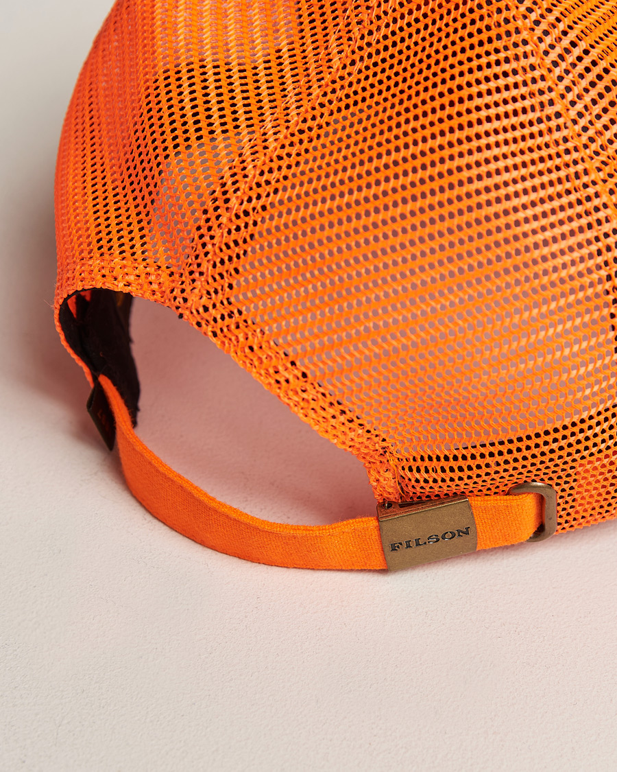 Herre | Filson Logger Mesh Cap Blaze Orange | Filson | Logger Mesh Cap Blaze Orange