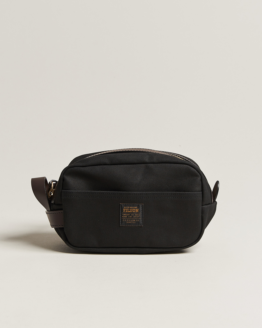 Herre | Vesker | Filson | Rugged Twill Travel Kit Black